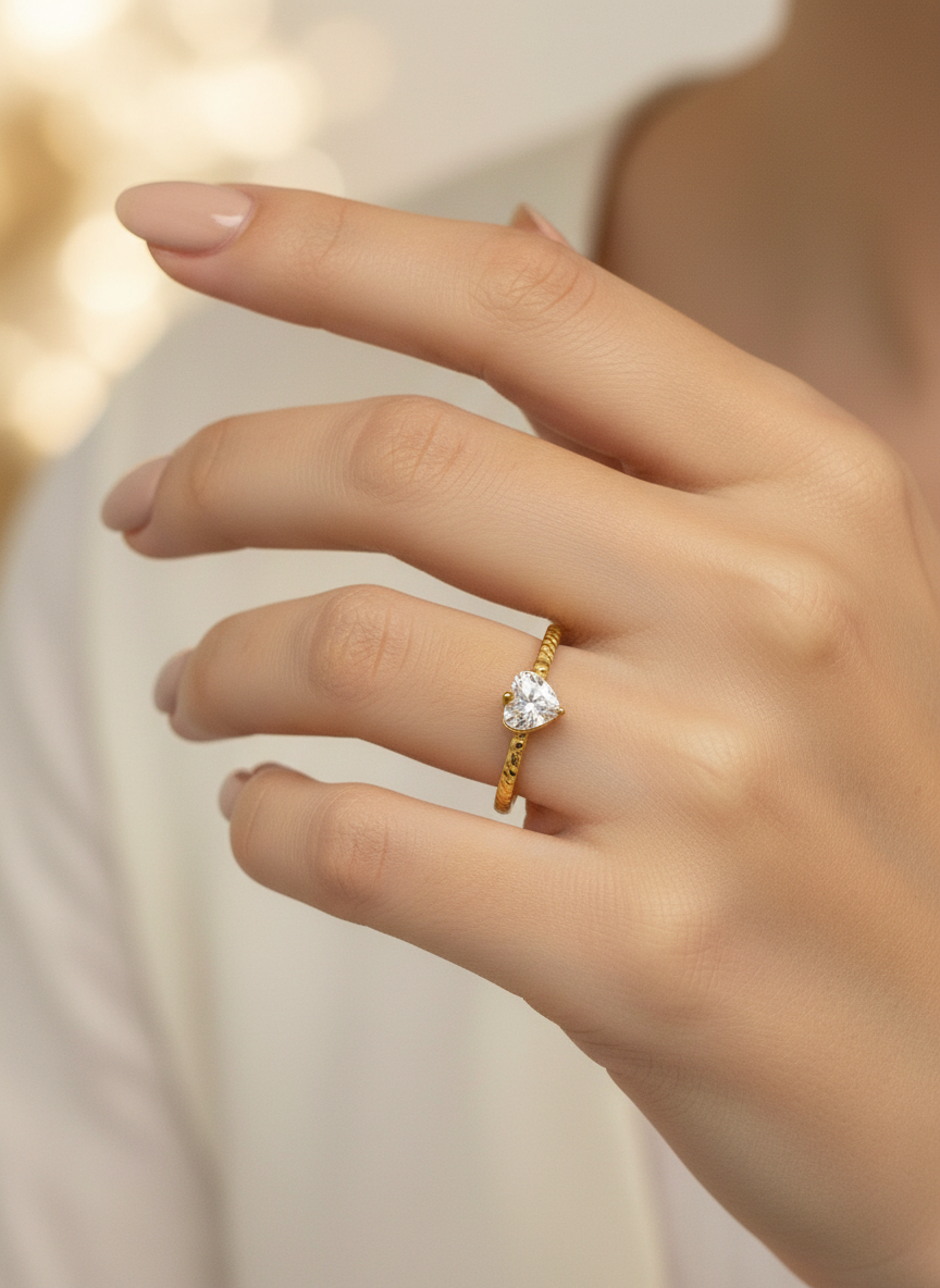 Heart-Shaped Ring