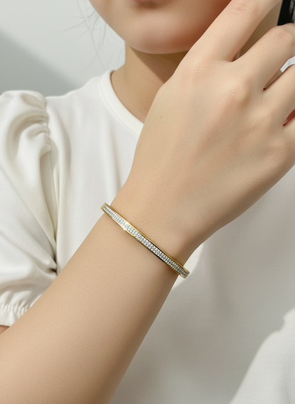 Gold Kids tardust Pavé Bangle