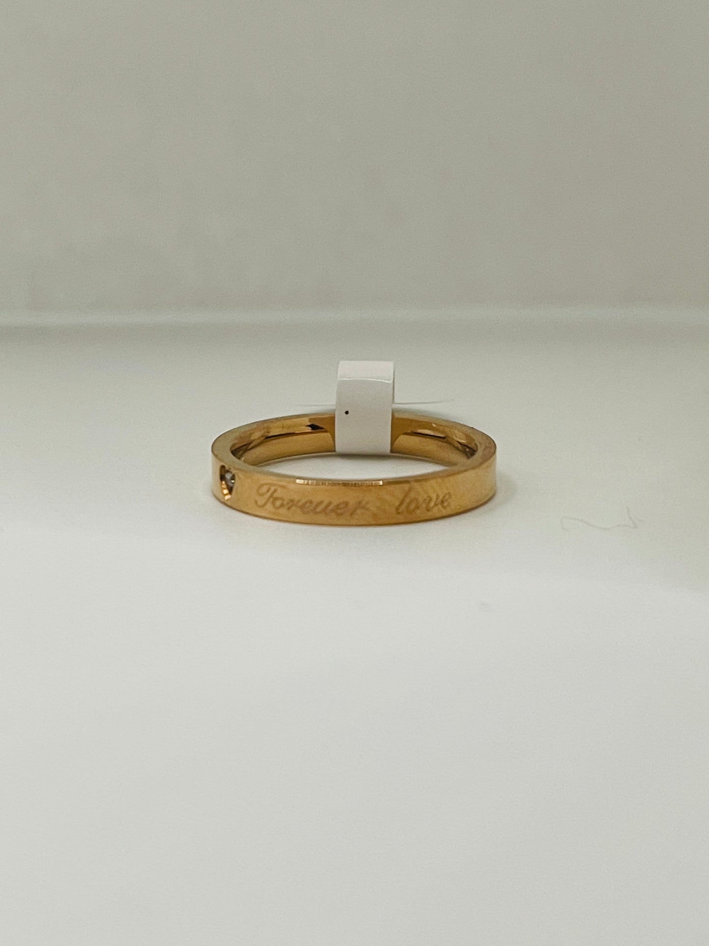Rose Gold Eternal Love stackable Ring