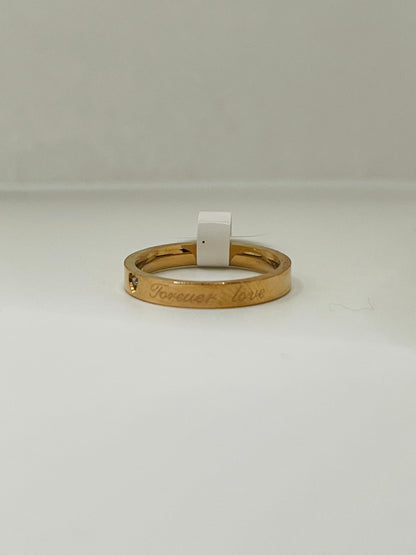 Rose Gold Eternal Love stackable Ring