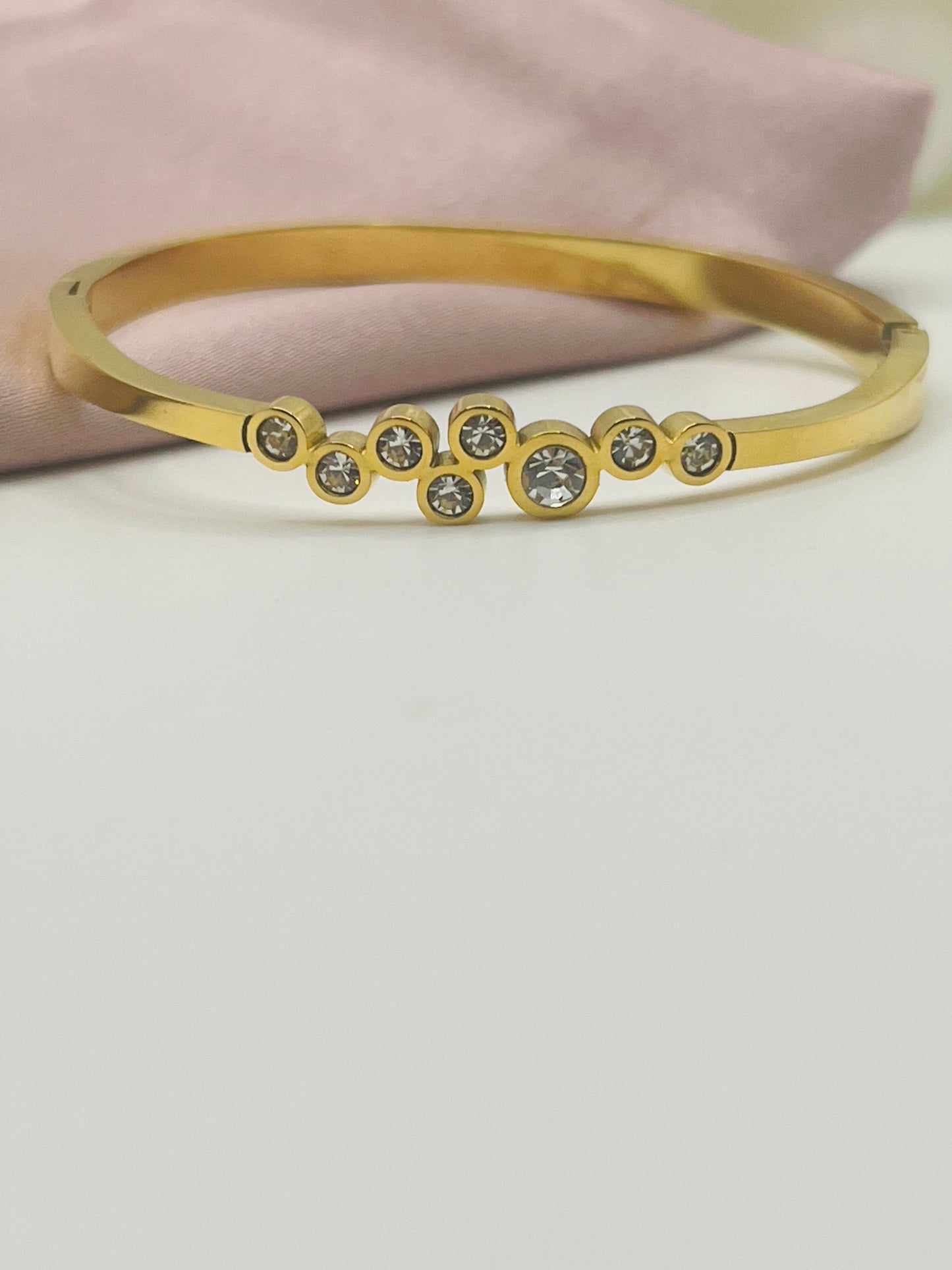 Kids Gold Bubble Cluster Bangle