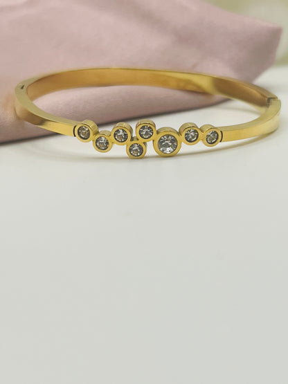 Kids Gold Bubble Cluster Bangle