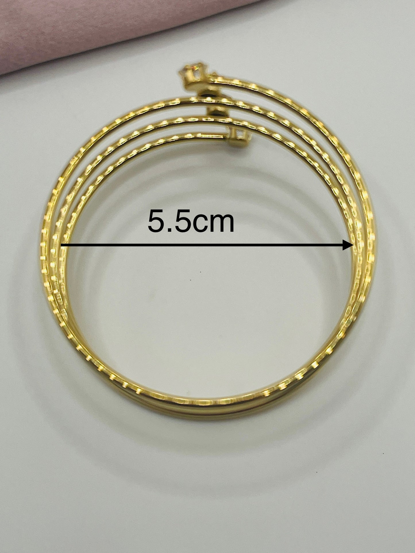 Gold Kids Cuff Bangle