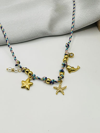 Coastal Charm Thread Choker