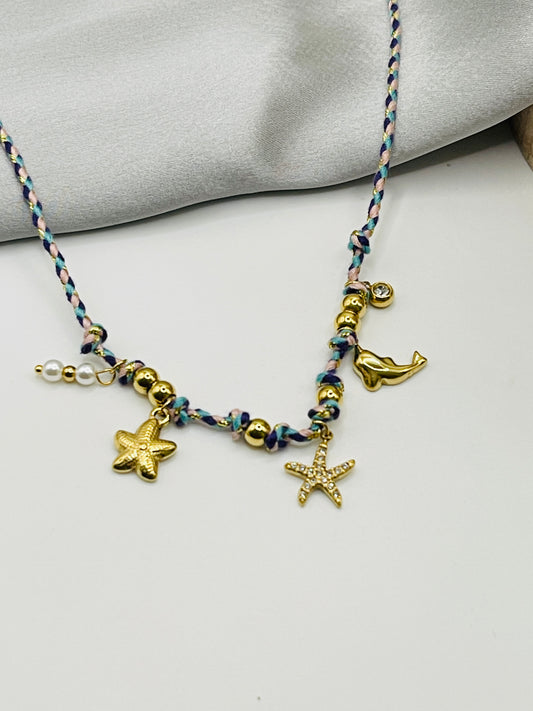 Coastal Charm Thread Choker