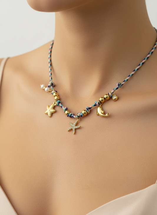 Coastal Charm Thread Choker