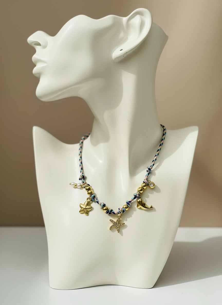 Coastal Charm Thread Choker