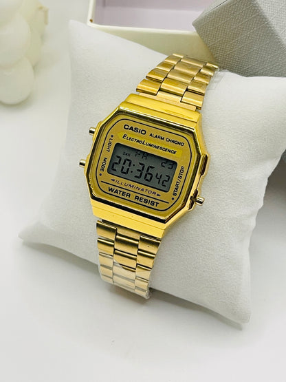 Classic Gold Digital Watch