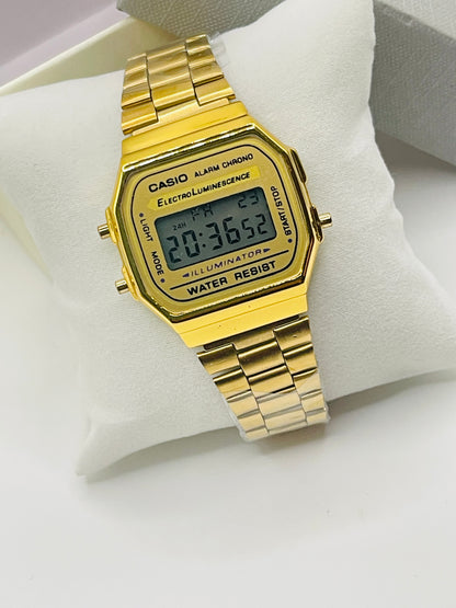 Classic Gold Digital Watch