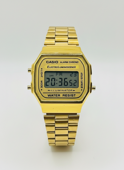 Classic Gold Digital Watch