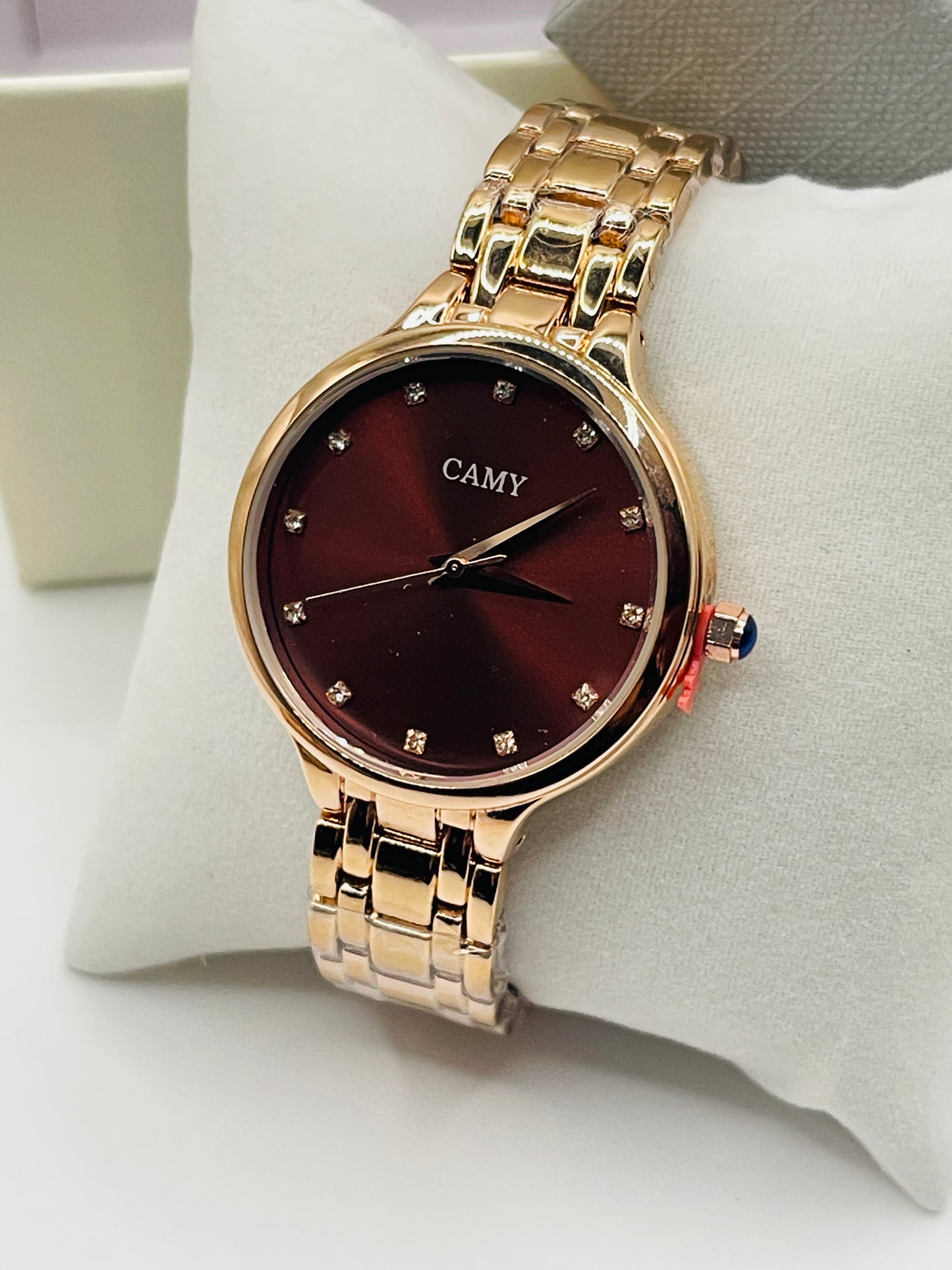 Rose Gold-Tone Classic Round Watch