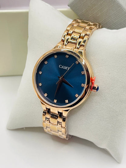 Rose Gold-Tone Classic Round Watch