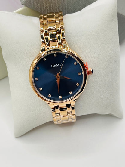 Rose Gold-Tone Classic Round Watch