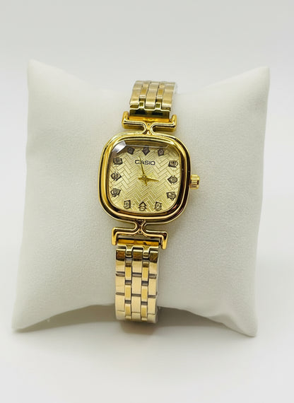 Casio Vintage Gold-Tone watch