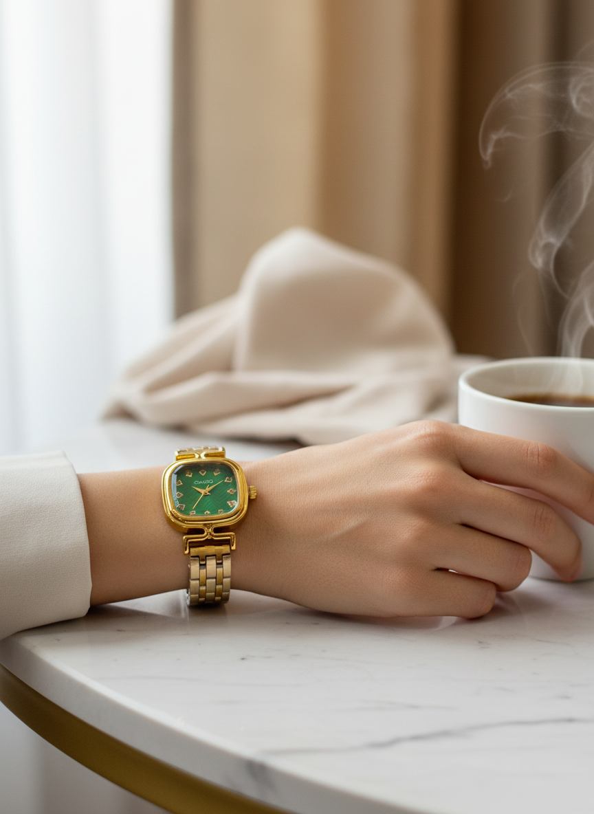 Casio Vintage Gold-Tone watch