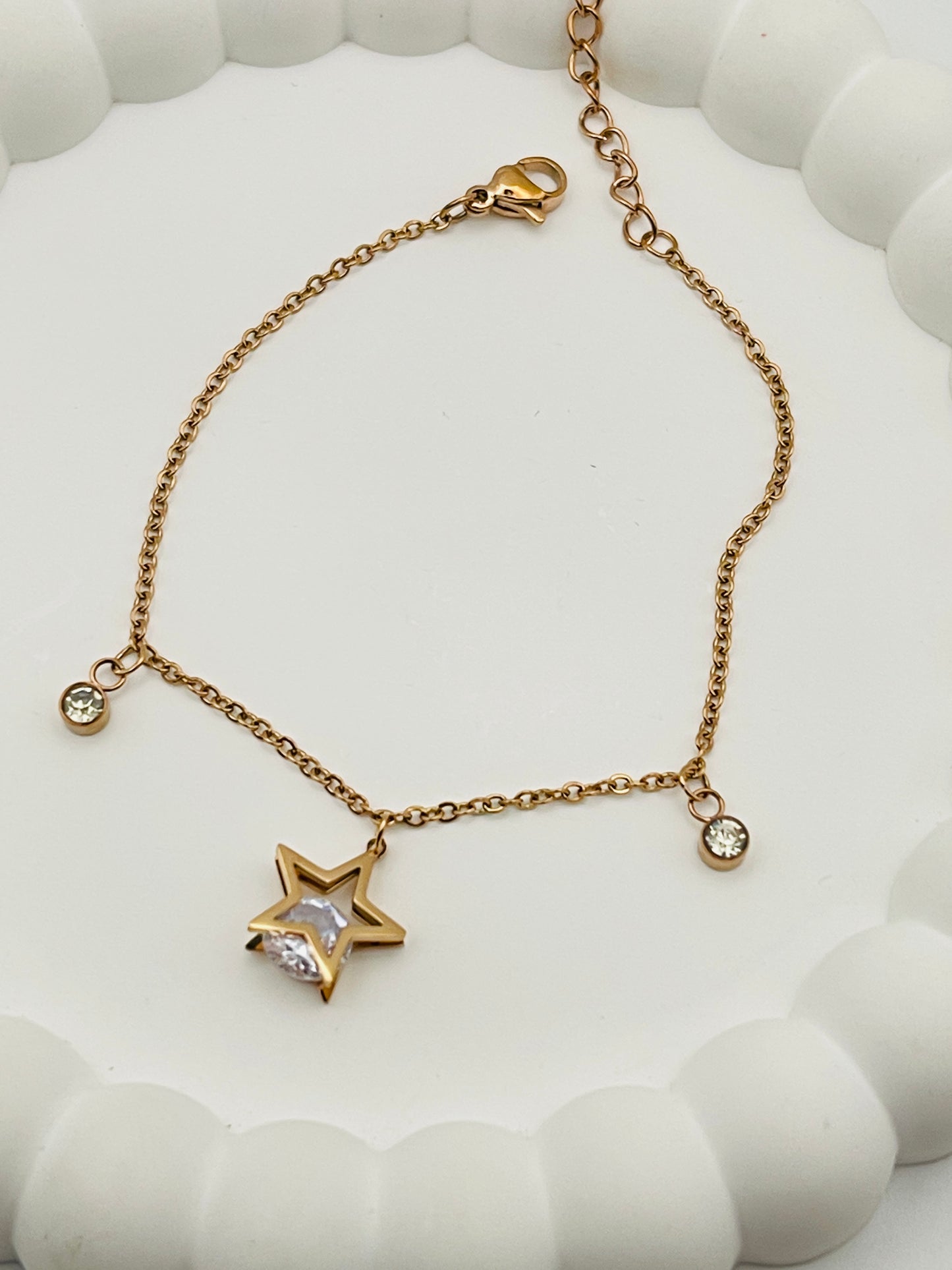 Rose Gold Star Bracelet