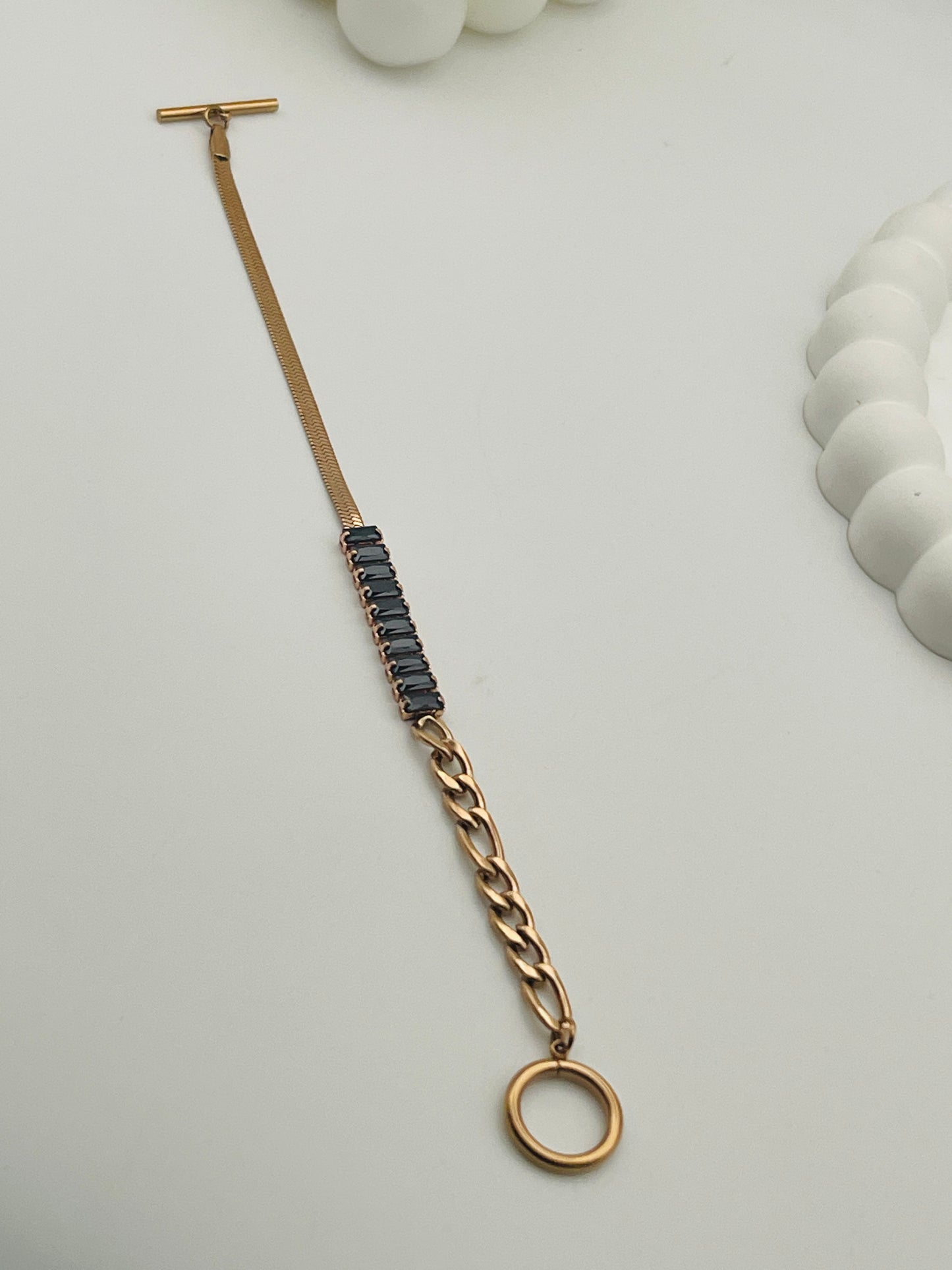 Rose Gold Dual-Link Bracelet