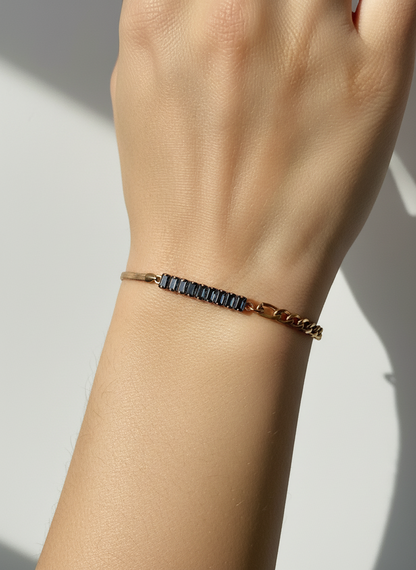 Rose Gold Dual-Link Bracelet