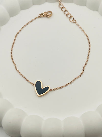 Simple Heart Shape Bracelet