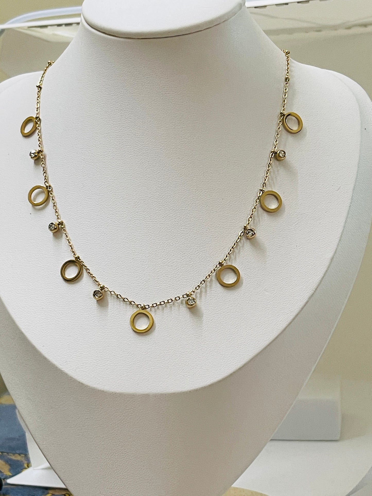 Golden Orbit Charm Chain