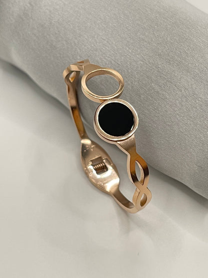 Open Circle Kids Rose Gold Bangle