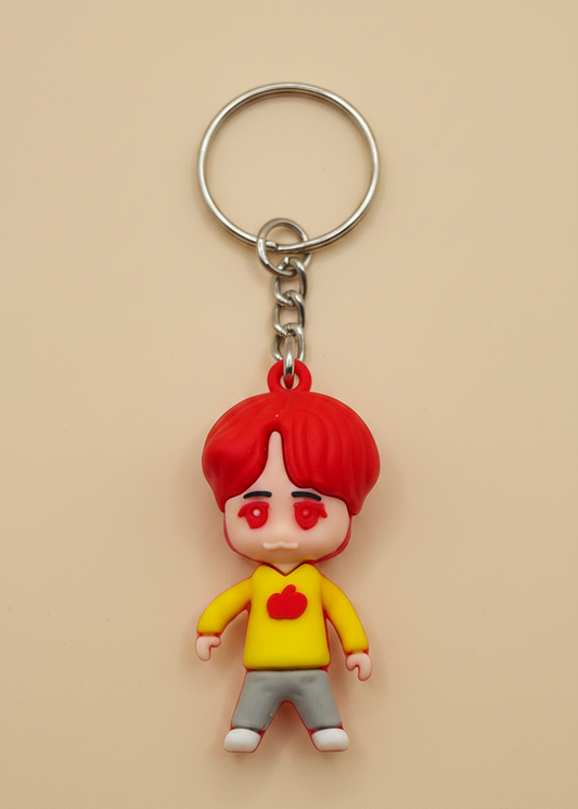 Cherry Heart Boy Keychain