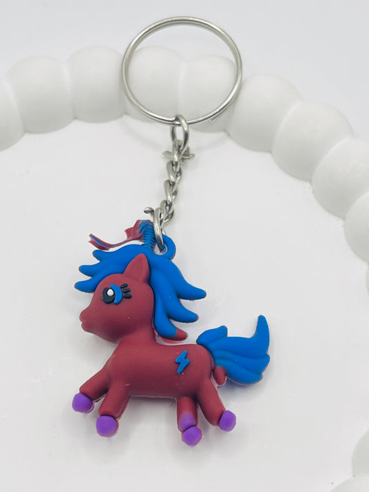 Magical Unicorn Charm Keychain
