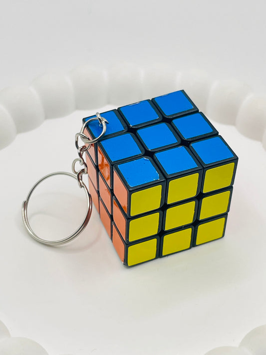 Mini 3x3 Puzzle Cube Keychain