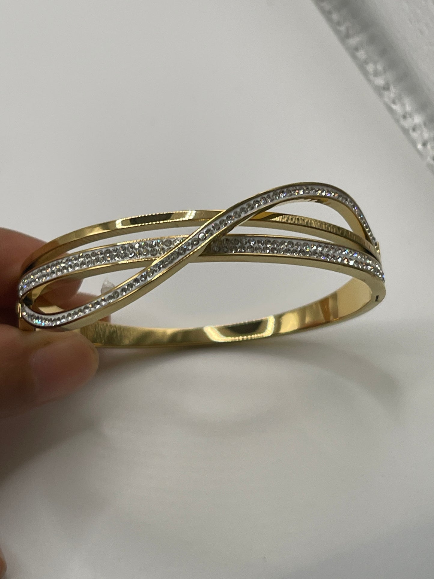 Infinity Sparkle Bangle