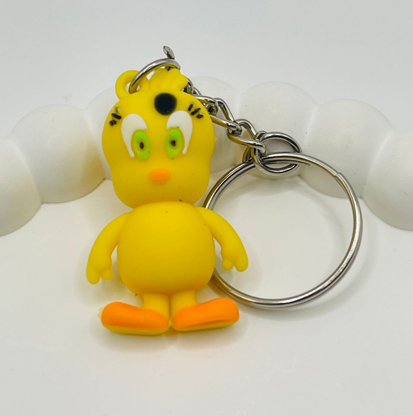 Tweety Cute Bird Charm Keychain