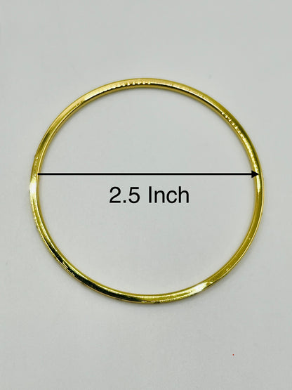 Celeste Crystal Gold Bangle