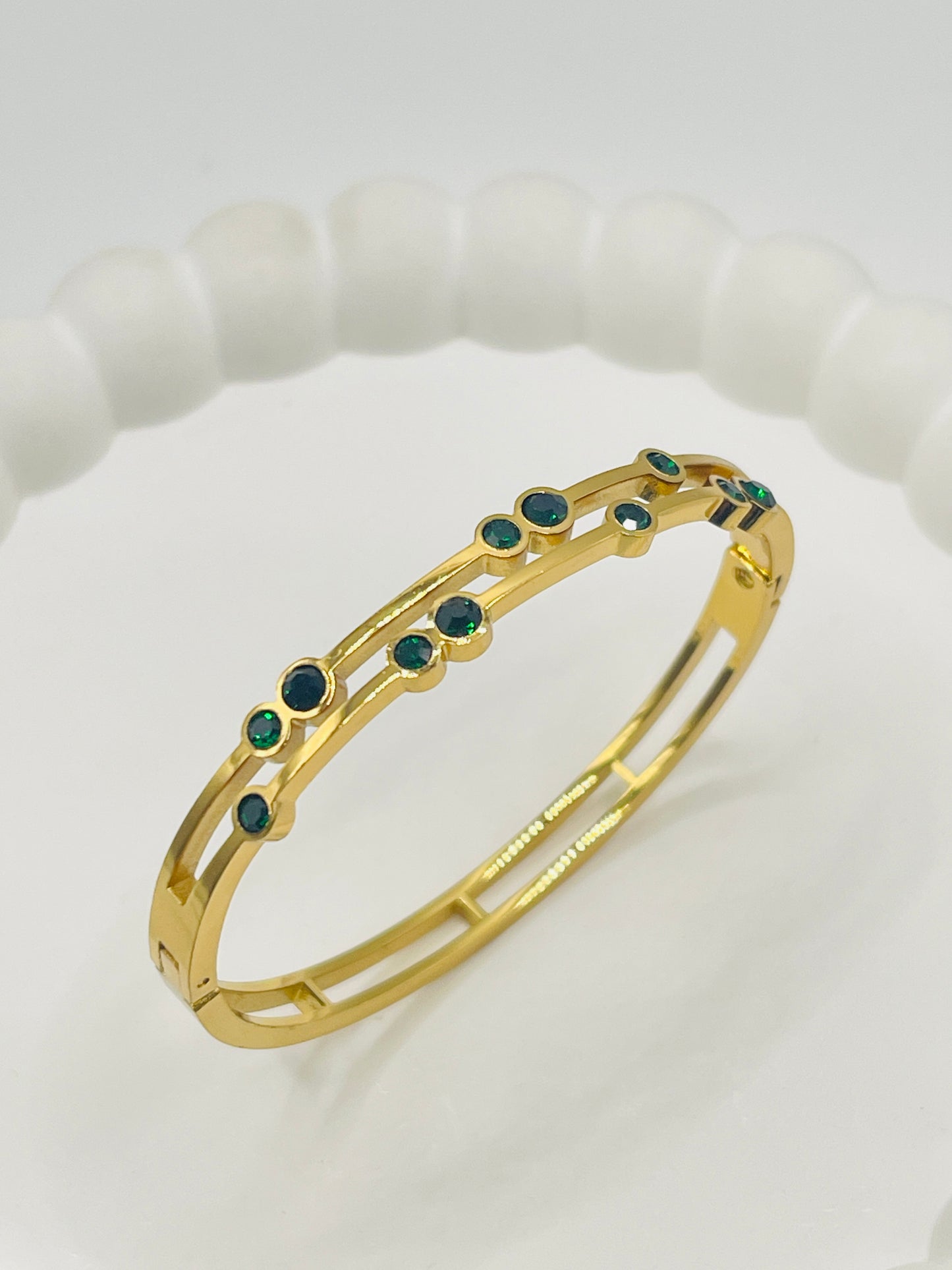 Emerald Spark Kids Bangle