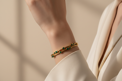 Emerald Spark Kids Bangle