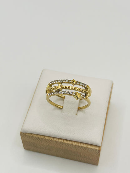 Moon Star Adjustable Ring