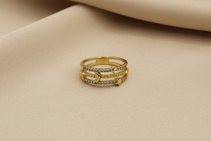 Moon Star Adjustable Ring