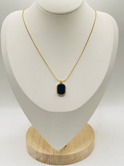 Noir Luxe Pendant Chain-gold