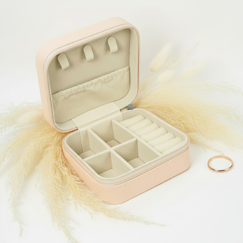 Elegant Travel Jewellery Organizer Box