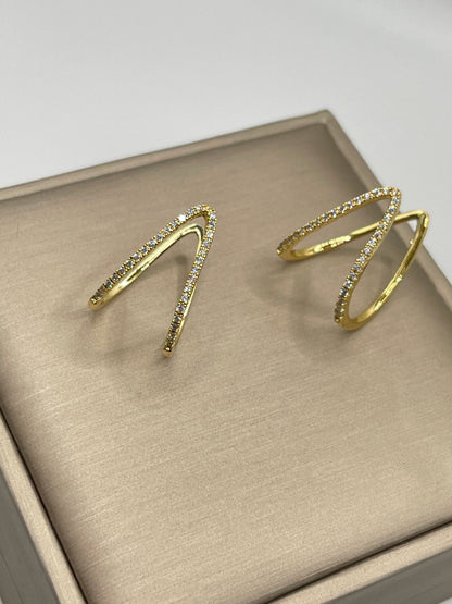 Gold V-Ring