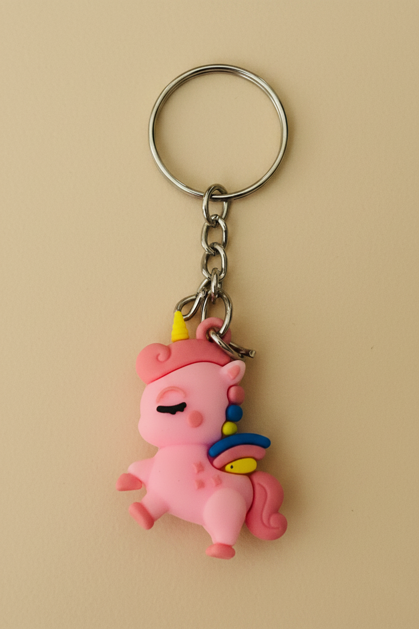 Kawaii Unicorn Keychain