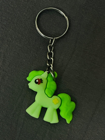 Green Unicorn Keychain
