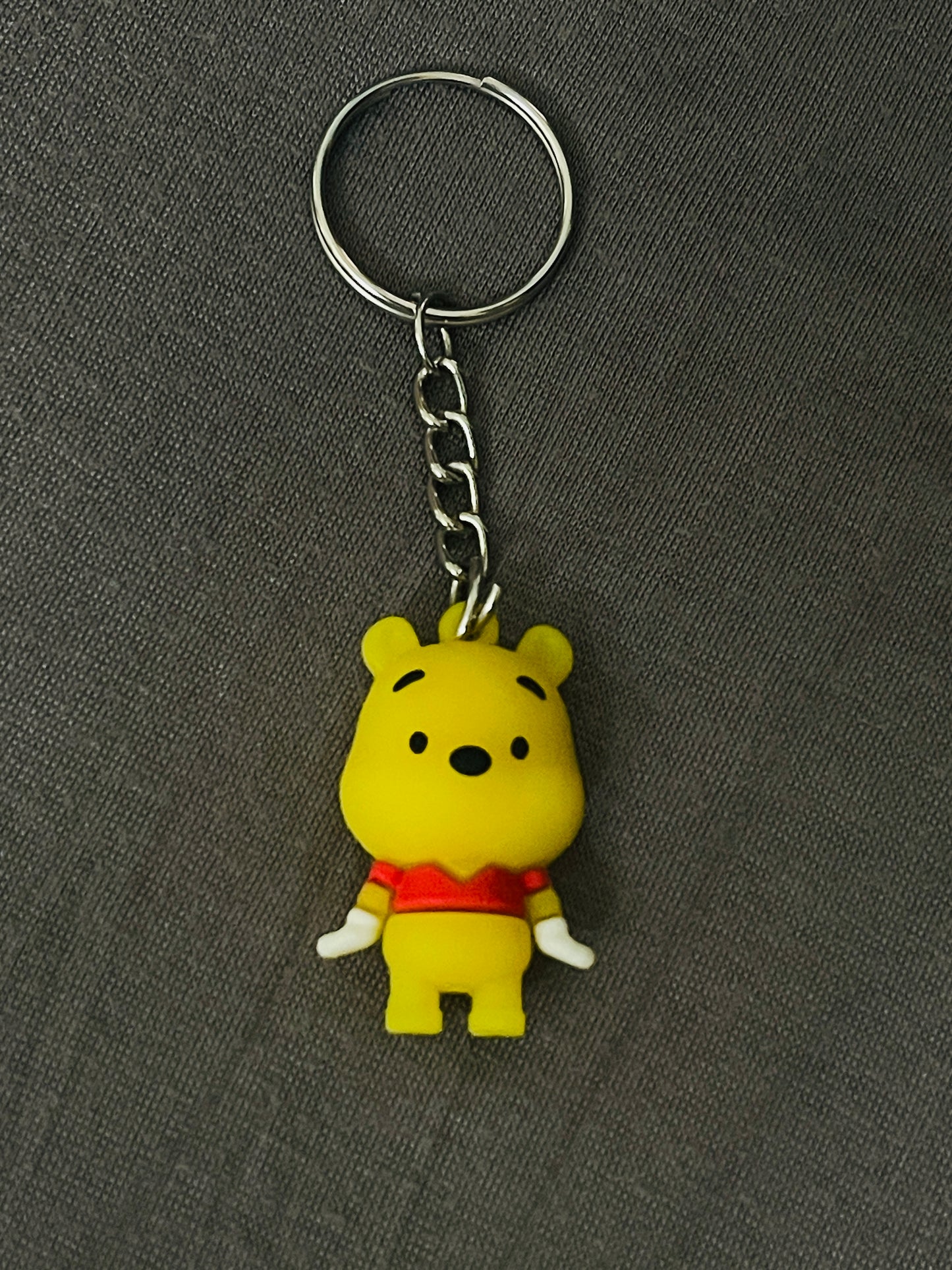 Winnie the Pooh 3D Rubber Keychain