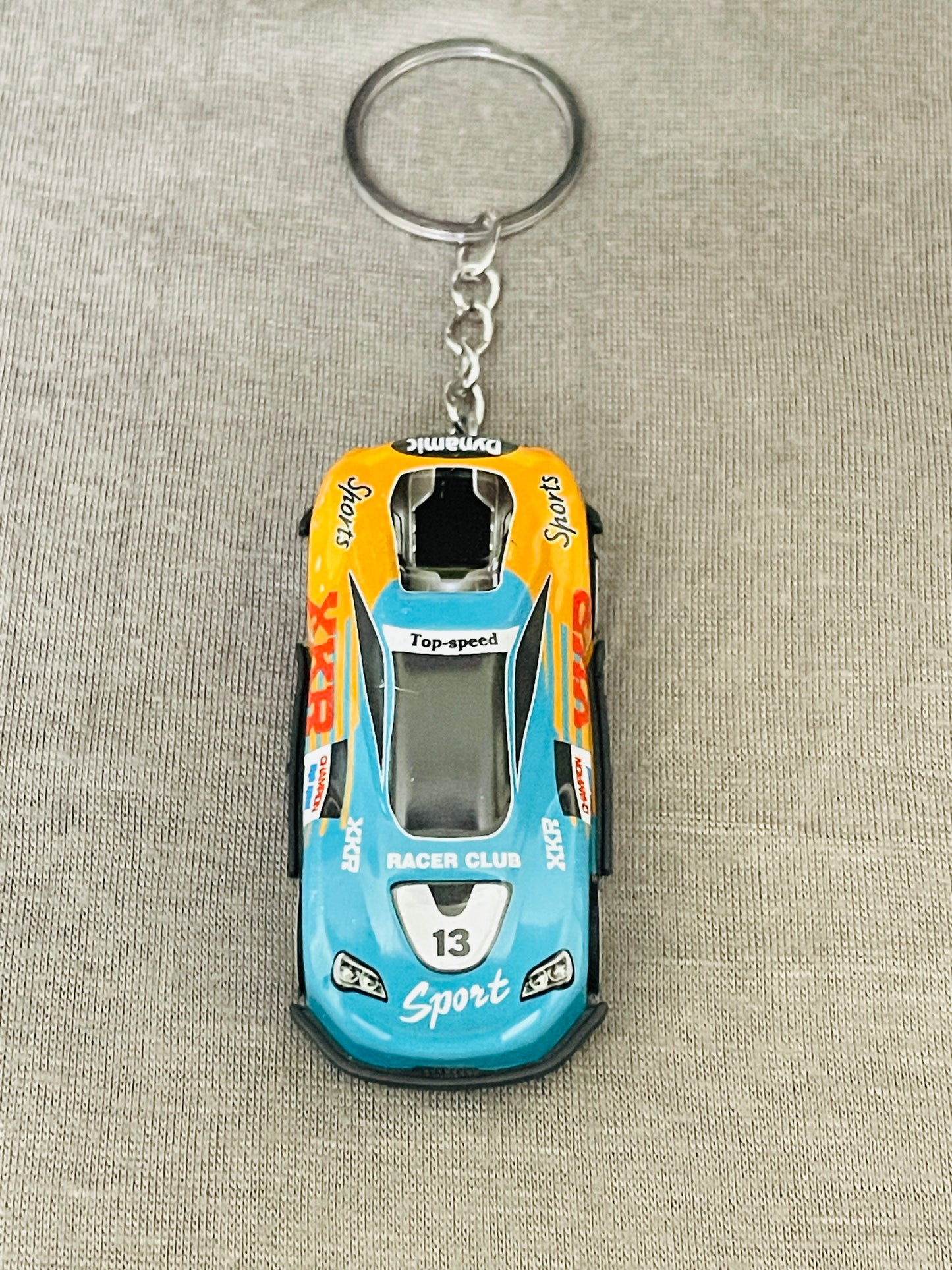Racing Car Keychain
