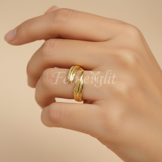 Leaf Scroll Ring