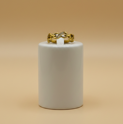 Infinity Link Ring – Gold