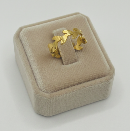 Kids Gold Leaf Ring