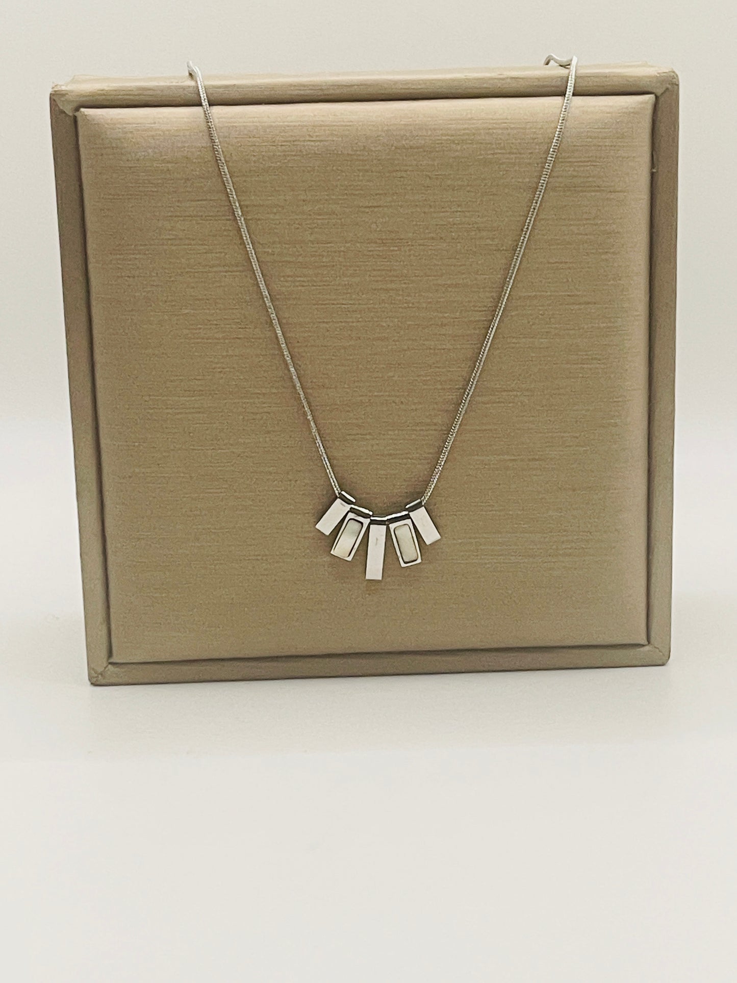 Silver Cascade  Necklace
