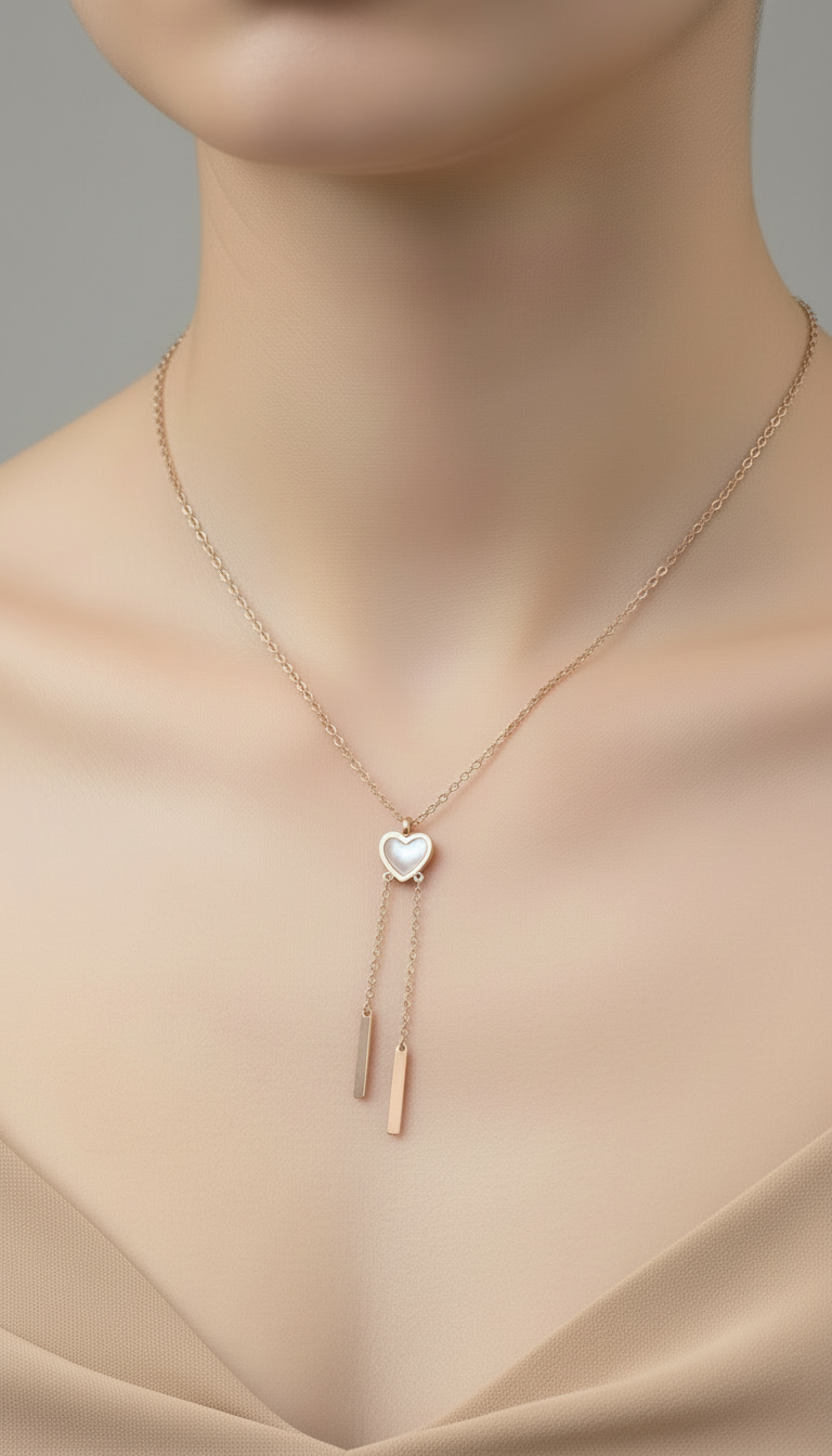 Rose Gold Lariat Y-Necklace