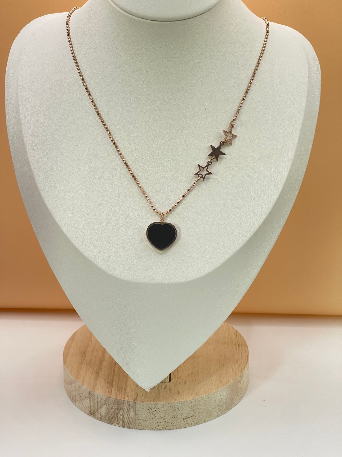 Celestial Pearl Heart 2-in-1 Necklace