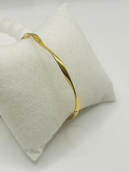 Twisted Elegance  Bangle