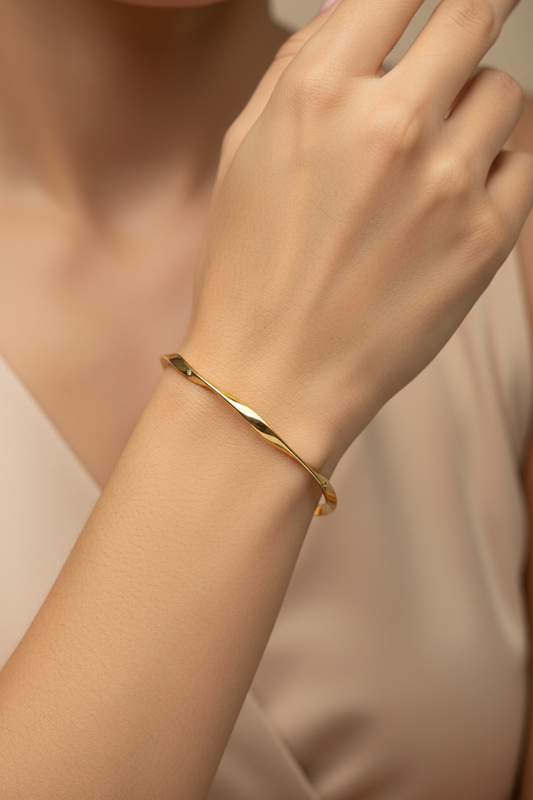Twisted Elegance  Bangle